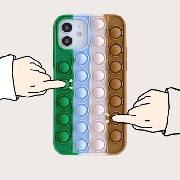 Popper Stress Relief Phone Case I phone 12 pro - Picture 2 of 3